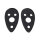 Tail-light Pads.  2-3/4" wide X 5-1/8" long.  Pair