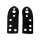 Headlight Cowl Pads.  3-3/4" wide X 10-5/8" long.  Pair R&L