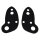 Headlight Pads.  4-5/8" wide X 8-3/4" long.  Pair R&L