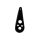 Trunk Lock Pad.  2-5/8" wide X 8-1/4" long.  Each