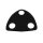 Spare Tire Mount Pad.  6" wide X 5-1/2" long.  Each