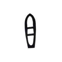 Left Hand Remote Mirror Pad.  1-1/4" wide X...