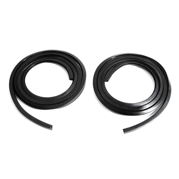 Headlight Bezel Seals.  Two pieces, each measures 39-1/2" long X 3/16" wide.  Pair