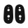 Tail-light Pads.  3-1/2" wide X 7-3/8" long.  Pair