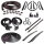 Master Kit. Convertible. Includes door seal (LM 12-B), roof-rail seal (RR 1610), trunk seal (TK 46-16), door lock pillar seals (ALP 5002), (3) lock cylinder pads (UM 1600-100), rear roll-up seals (VS 3-M), hood-to-cowl seal (CS 5) and pillar-post seals (C