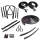 Master kit. Convertible.  Molded door seals (LM 12-C), roof-rail seals (RR 1611), trunk seal (TK 46-16), door-lock pillar seals (ALP 5001), door/trunk lock cylinder pads (UM 1600-100), rear roll-up seals (VS 3-H), pillar post seals (CZ 8108).
