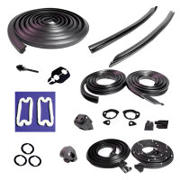 Master kit. 2-door hardtop. Molded door seals (LM 12-J),...