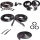 Master Kit 2-Door Hardtop. Door Seal(LM 12-B), Roof Rail Seal(RR 5002), Trunk Seal TK 46-16), Door Lock Pillars(ALP 5002-A), 3-Lock Cylinder Pad(UM 1600-100), Rear Roll-up Seal(VS 3-M), Hood/Cowl Seal(CS 5)