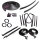 Master kit. Convertible.  Molded door seals (LM 12-C), roof-rail seals (RR 1611), pillar-post seals (CZ 8108), trunk seal (TK 46-16), door-lock pillar seals (ALP 5001), door/trunk lock cylinder pads (UM 1600-100), rear roll-up seals (VS 3-H).