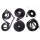 Basic Kit, for Models with Sliding Side Doors.  Front Door (LM 13-V) Rear Door (LM 13-VR) Side Slider (LM 13-VS), Seals.
