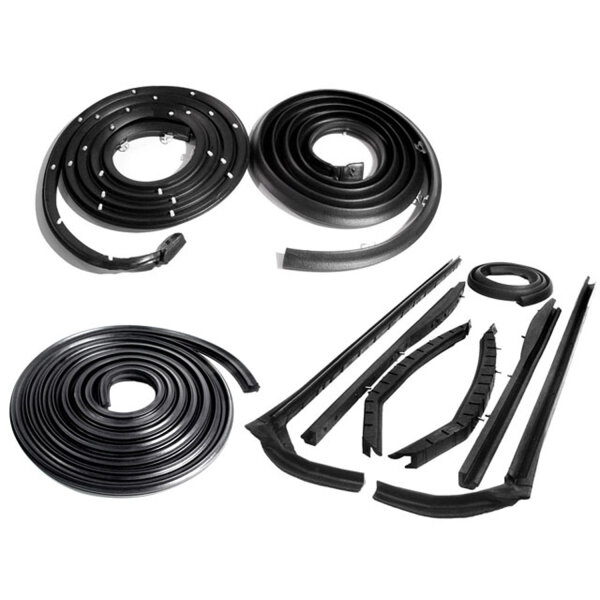 Basic Kit, for Convertibles.  Door (LM 20-G) Roof Rail (RR 1702) Trunk (TK 46-18), Seals.