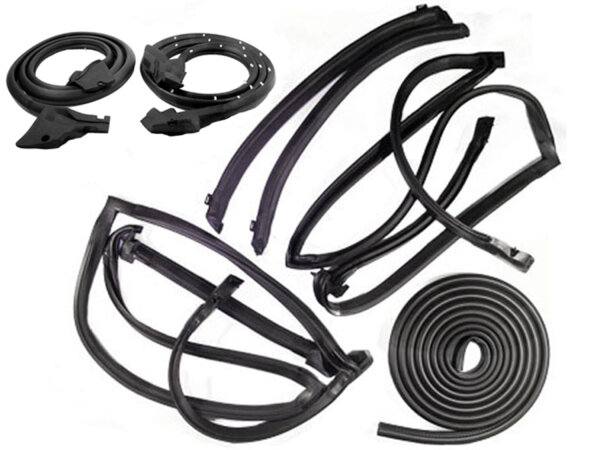 Basic kit. â€™78-â€™80 Regal, Cutlass Supreme 2-door coupe with T-top roof option. Door (LM 16-JE), T-top to body (TP 5020), T-top side panels (ELP 5020) and trunk (MW00101) seals. 7-piece set.