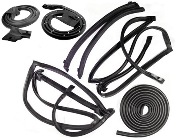 Basic kit. â€™78-â€™81 Grand Prix, Monte Carlo 2-door coupe with T-top roof option. Door (LM 16-JM), T-top to body (TP 5020), T-top side panels (ELP 5020) and trunk (MW00101) seals. 7-piece set.