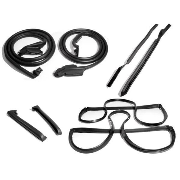 Basic Kit., for T-Top Coupe.  Door (LM 19-C) Pillar Post (CZ 2001) T-Top (TP 2000) Rear Vertical  (ELP 2050), Seals.