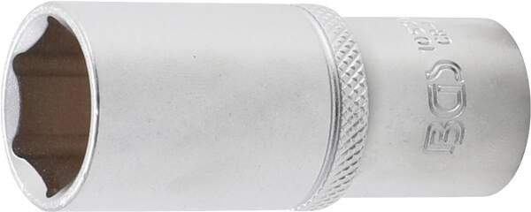 Steckschlüssel-Einsatz Sechskant, tief | Antrieb Innenvierkant 10 mm (3/8") | SW 19 mm