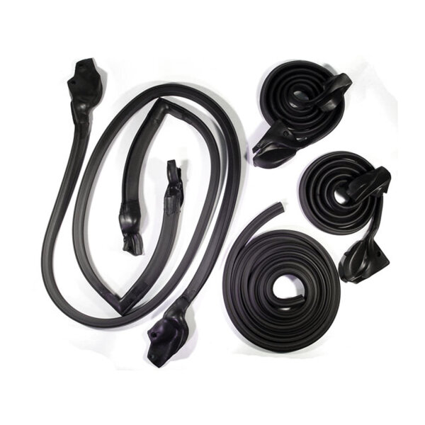 Basic Kit, for 2-Door Hardtop.  Door (LM 22-B) Roof Rail (RR 7002) Trunk (TK 46-10), Seals.