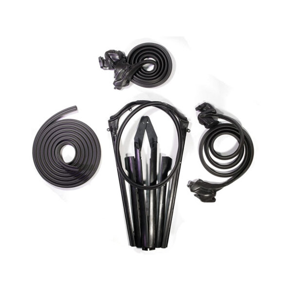 Basic kit. Fits 68-69 GM F-body convertible only. Includes door (LM 22-A) top-rail and header (RR 1501) and trunk (TK 46-15) seals. 10-piece kit.