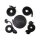Basic Kit, for 2-Door Hardtop.  Door (LM 12-A) Roof Rail (RR 5003) Trunk (TK 46-16), Seals.