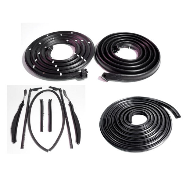 Basic Kit for 2-Door Convertible.  Door (LM 21), Roof Rail (RR 1812) and Trunk (TK 46-18) Seals.