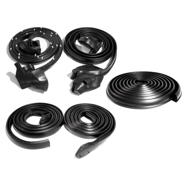 Basic Kit, for 2-Door Hardtop.  Door (LM 12-L) Roof Rail (RR 5017) Trunk (TK 46-E/18), Seals.