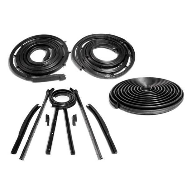 Basic Kit, for Convertibles.  Door (LM 14) Roof Rail (RR 3304) Trunk (TK 51-18), Seals.
