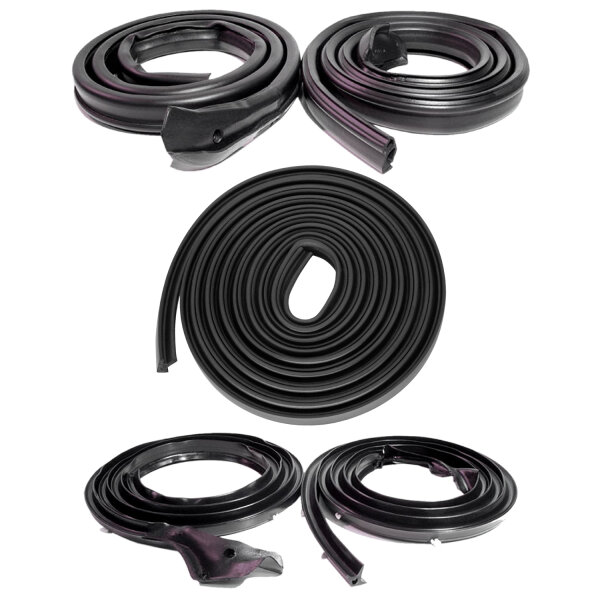 Basic Kit, for 2-Door Hardtop.  Door (LM 23-A) Roof Rail (RR 4009-A) Trunk (TK 64-A/14), Seals.