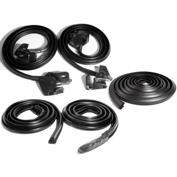 Basic Kit, for 2-Door Hardtop.  Door (LM 12-A) Roof Rail (RR 5004) Trunk (TK 46-16), Seals.