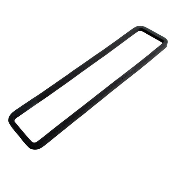 Cowl Vent Seal.  Made of molded sponge.  3-3/4" wide at side X 15-1/3" long X 3/8" thick.  Each