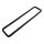 Cowl Vent Seal.  Made of molded sponge.  3-3/4" wide at side X 15-1/3" long X 3/8" thick.  Each