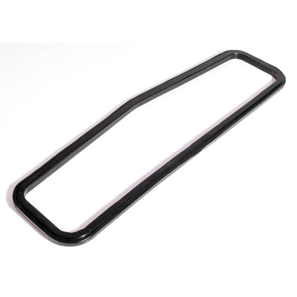 Cowl Vent Seal.  Made of soft rubber.  All original details.  4-3/8" wide at side X 17-5/8" long.  Each