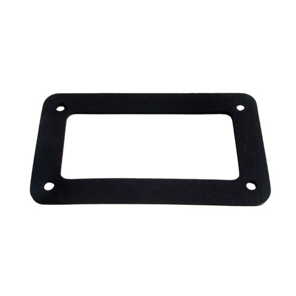 Heater to Firewall Seal.  Made of sponge.  Outer dimensions:  3-7/8" wide X 6-7/8" long.  Inner dimensions:  2-3/8" wide X 5-3/16" long.  Each