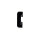 Wheel Cover Bumper.  1-3/8" outer length, 13/16" long inner slot X 1/4" thick.  Each