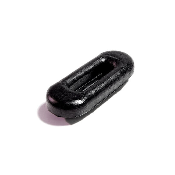 Glove Box Hinge Grommet.  9/16" wide X 1-7/16" long, with 3/4" inner slot.  Each