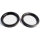 Air Duct Seals.  Made of molded sponge.  5-1/8" O.D., 3-7/8" I.D. X 11/16" thick.  Pair