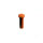 Door Lock Knob.  Made of Ember glow rubber, self-threading.  1-3/8" tall with 1/8" lower I.D., 3/8" lower O.D.  Each