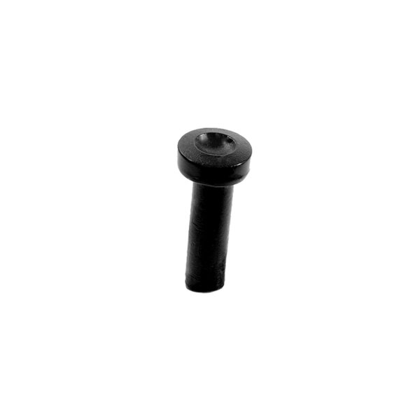 Door Lock Knob.  Black Rubber.  Each
