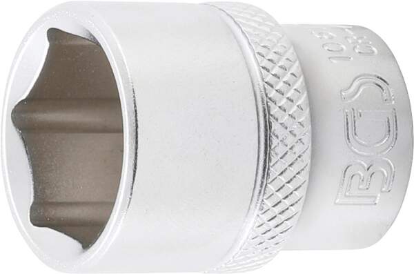 Steckschlüssel-Einsatz Sechskant | Antrieb Innenvierkant 10 mm (3/8") | SW 17 mm