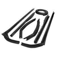 Molded Roof Rail Seals, for Convertibles.  7-Piece set...