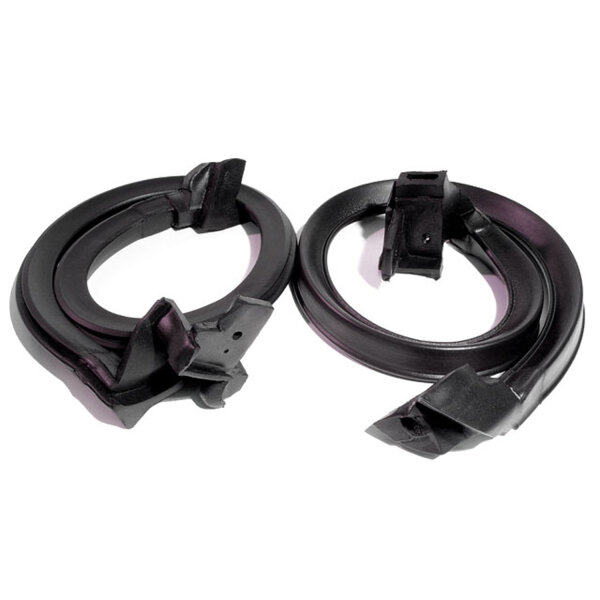 Molded Roof Rail Seals, for 2-Door Removable Top.  Pair R&L