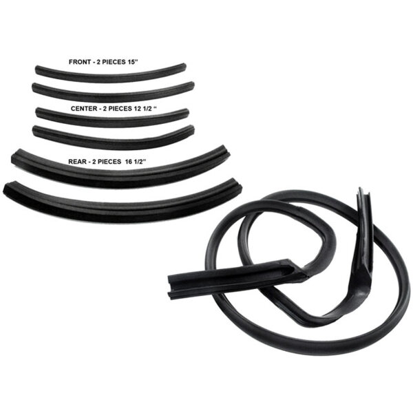 Convertible Top Seals.  7-Piece Set