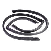 Molded Front Roof Rail Seals.  Seals the front door glass...
