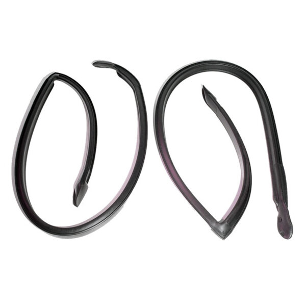 Roof Rail Seals with Molded Ends.  For 2-door hardtop.  Pair R&L