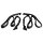 Molded Roof Rail Seals, for 2-Door Fastback.  Made with spliced ends, 69-3/4" long.  Pair R&L