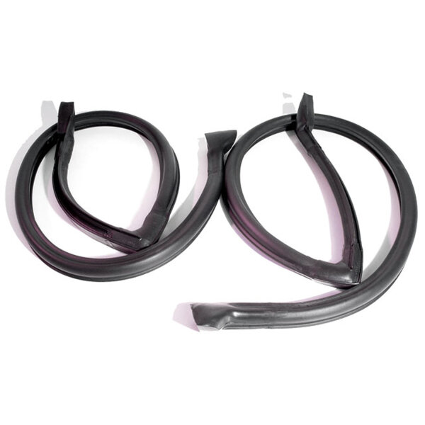 Roof Rail Seals with Molded Ends.  For 2-door hardtop.  Pair R&L