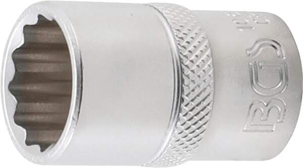 Steckschlüssel-Einsatz Zwölfkant | Antrieb Innenvierkant 12,5 mm (1/2") | SW 17 mm