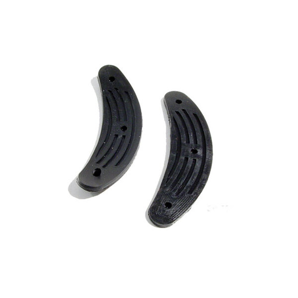 Seat Bumper.  Black.  3-5/16" long X 13/16" wide.  Pair