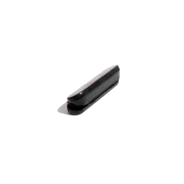 Side Window Cushion.  Fits slot size 3/16" X 1-3/16".  Up to 24 used per car.  Made of all black rubber.  Each
