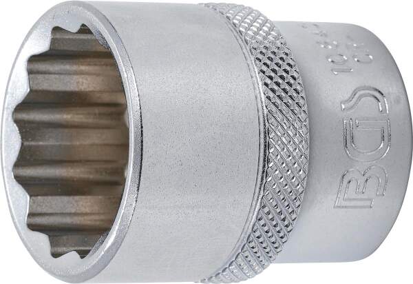 Steckschlüssel-Einsatz Zwölfkant | Antrieb Innenvierkant 12,5 mm (1/2") | SW 23 mm