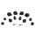 Snap-In-Bumper Kit.  14-Piece Set Includes: (4)DB 43, (2)HA 5, (4)HF 63, (2)SB 34, (2)SB 36