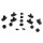 Snap-In-Bumper Kit.  16-Piece Set Includes: (2)HA 5, (6)HF 24, (4)SB 32, (2)SB 34, (2)SB 81